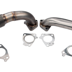 Exhaust Heavy Duty Ugraded Up Pipes w/Gaskets Fits for Duramax 01-16 GMC Chevy Turbo DP29757 